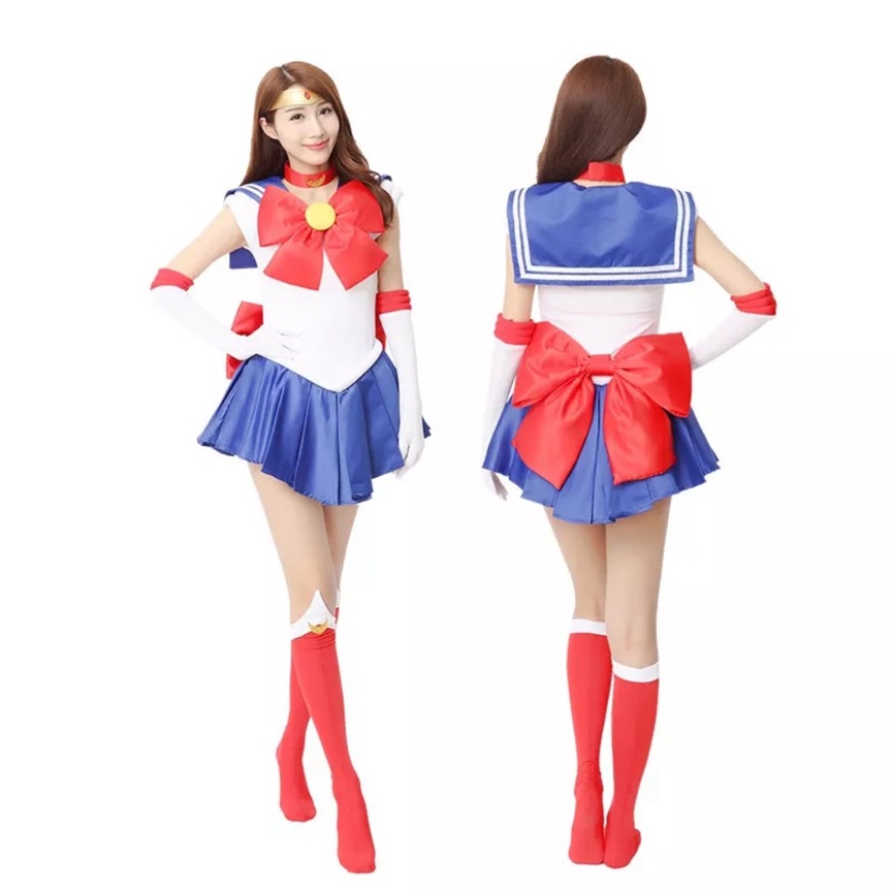 Sailor Moon Usagi Tsukino Cosplay Halloween Costume
